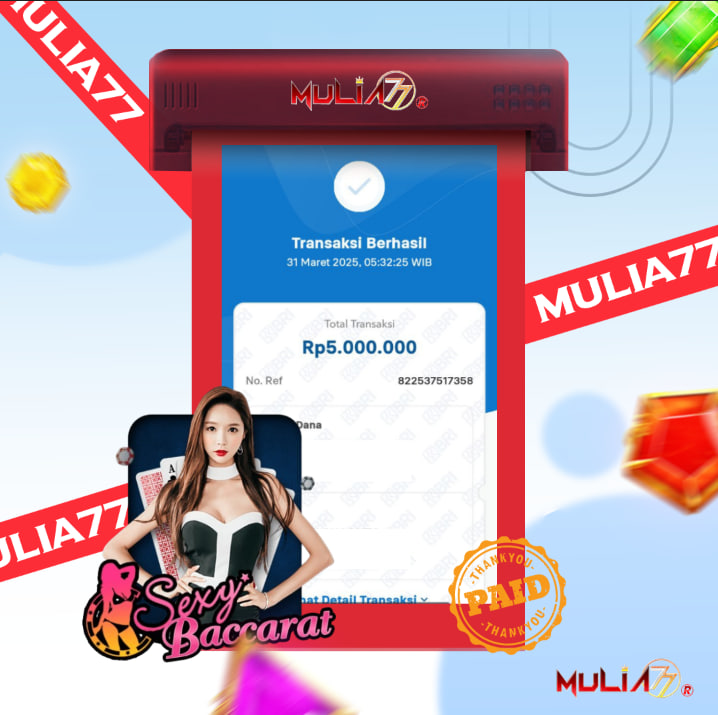 Menang Jackpot Slot Online Gacor MULIA77 Resmi Rp 5.000.000
