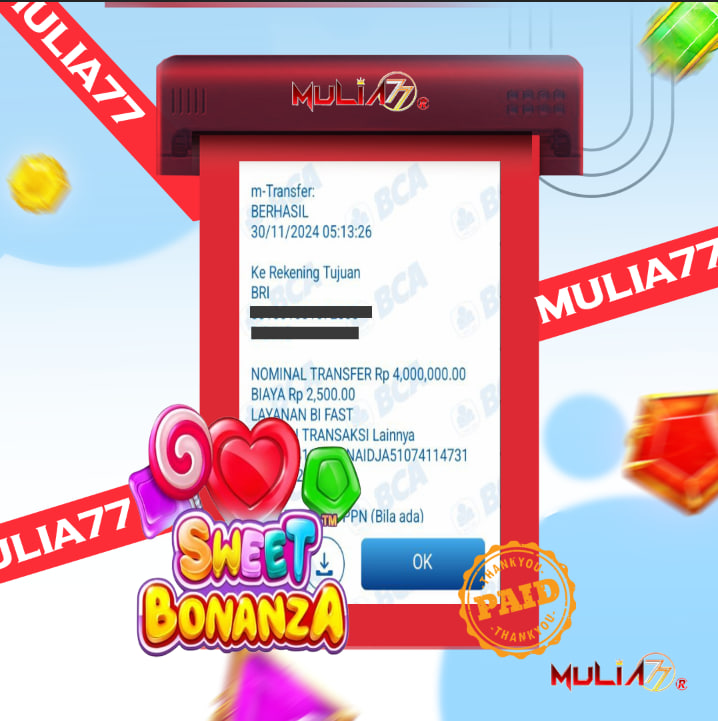 Menang Jackpot Slot Online Gacor MULIA77 Resmi Rp 4.000.000