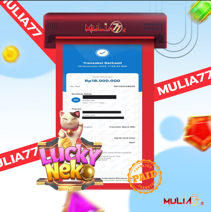 Menang Jackpot Slot Online Gacor MULIA77 Resmi Rp 18.000.000