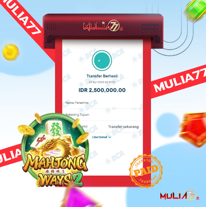 Menang Jackpot Slot Online Gacor MULIA77 Resmi Rp 2.500.000