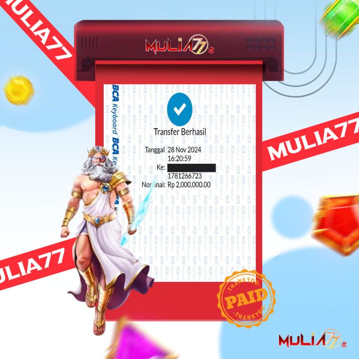 Menang Jackpot Slot Online Gacor MULIA77 Resmi Rp 2.000.000