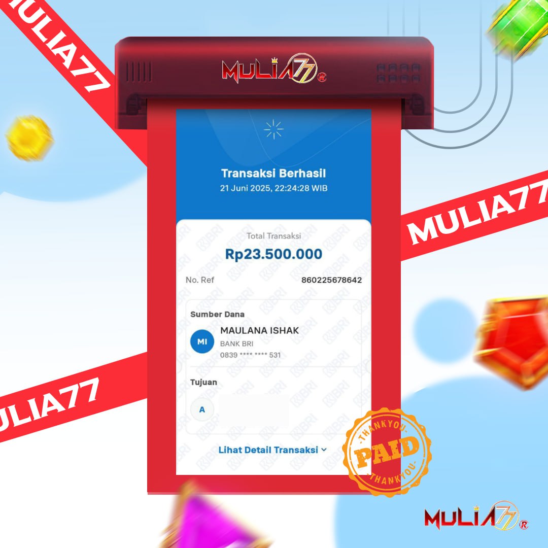 Menang Jackpot Slot Online Gacor MULIA77 Resmi Rp 23.500.000