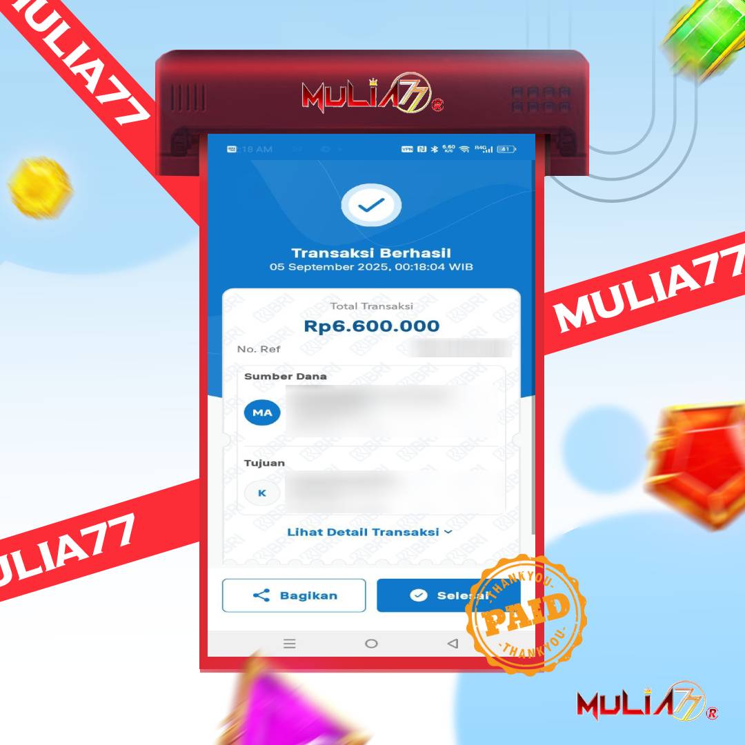 Menang Jackpot Slot Online Gacor MULIA77 Resmi Rp 6.600.000