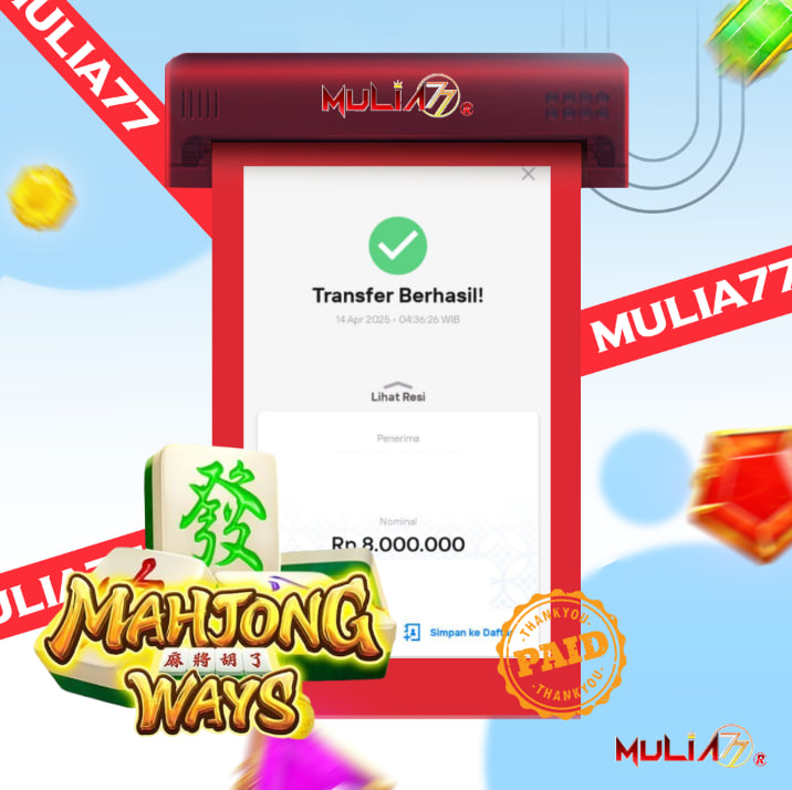 Menang Jackpot Slot Online Gacor MULIA77 Resmi Rp 8.000.000