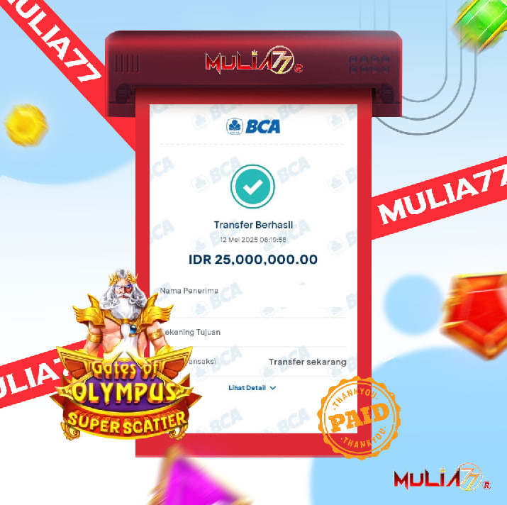 Menang Jackpot Slot Online Gacor MULIA77 Resmi Rp 25.000.000