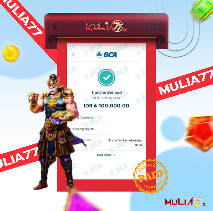 Menang Jackpot Slot Online Gacor MULIA77 Resmi Rp 4.100.000