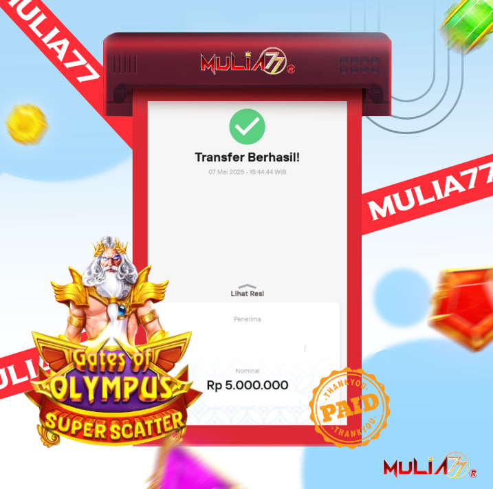 Menang Jackpot Slot Online Gacor MULIA77 Resmi Rp 5.000.000