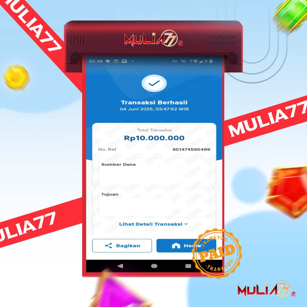 Menang Jackpot Slot Online Gacor MULIA77 Resmi Rp 10.000.000