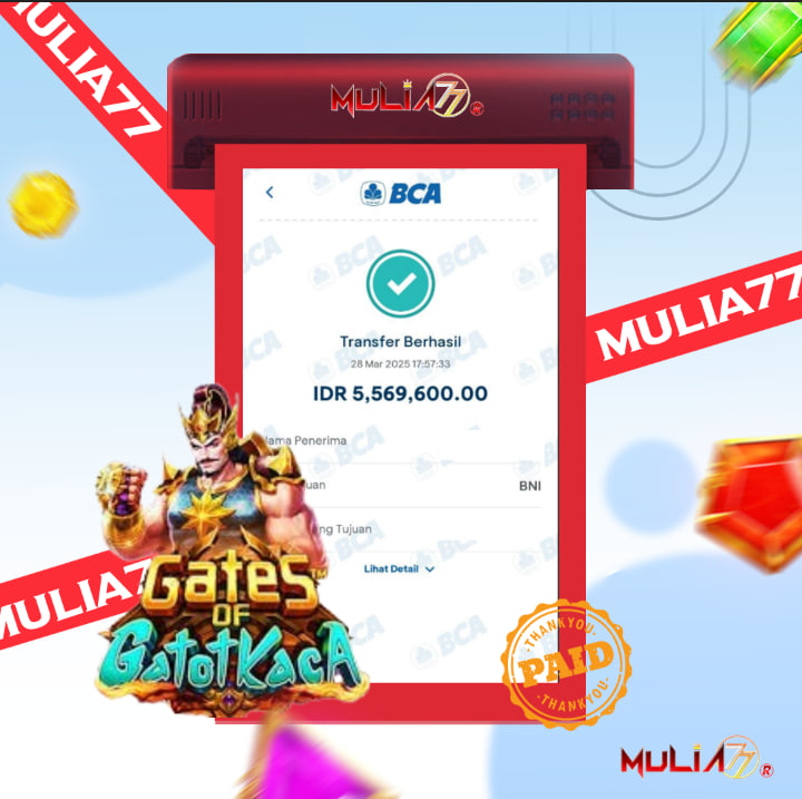 Menang Jackpot Slot Online Gacor MULIA77 Resmi Rp 5.569.00