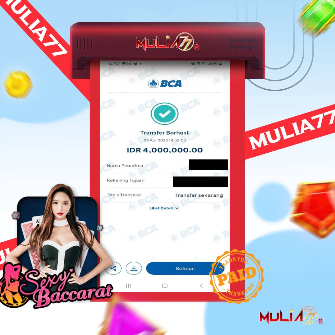 Menang Jackpot Slot Online Gacor MULIA77 Resmi Rp 4.000.000