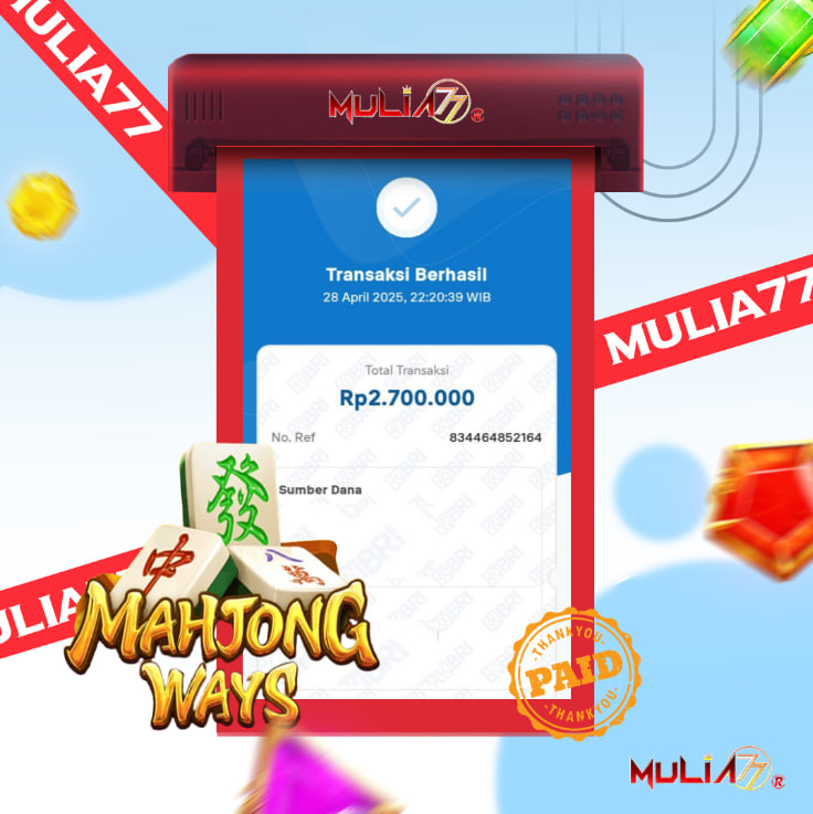 Menang Jackpot Slot Online Gacor MULIA77 Resmi Rp 2.700.000