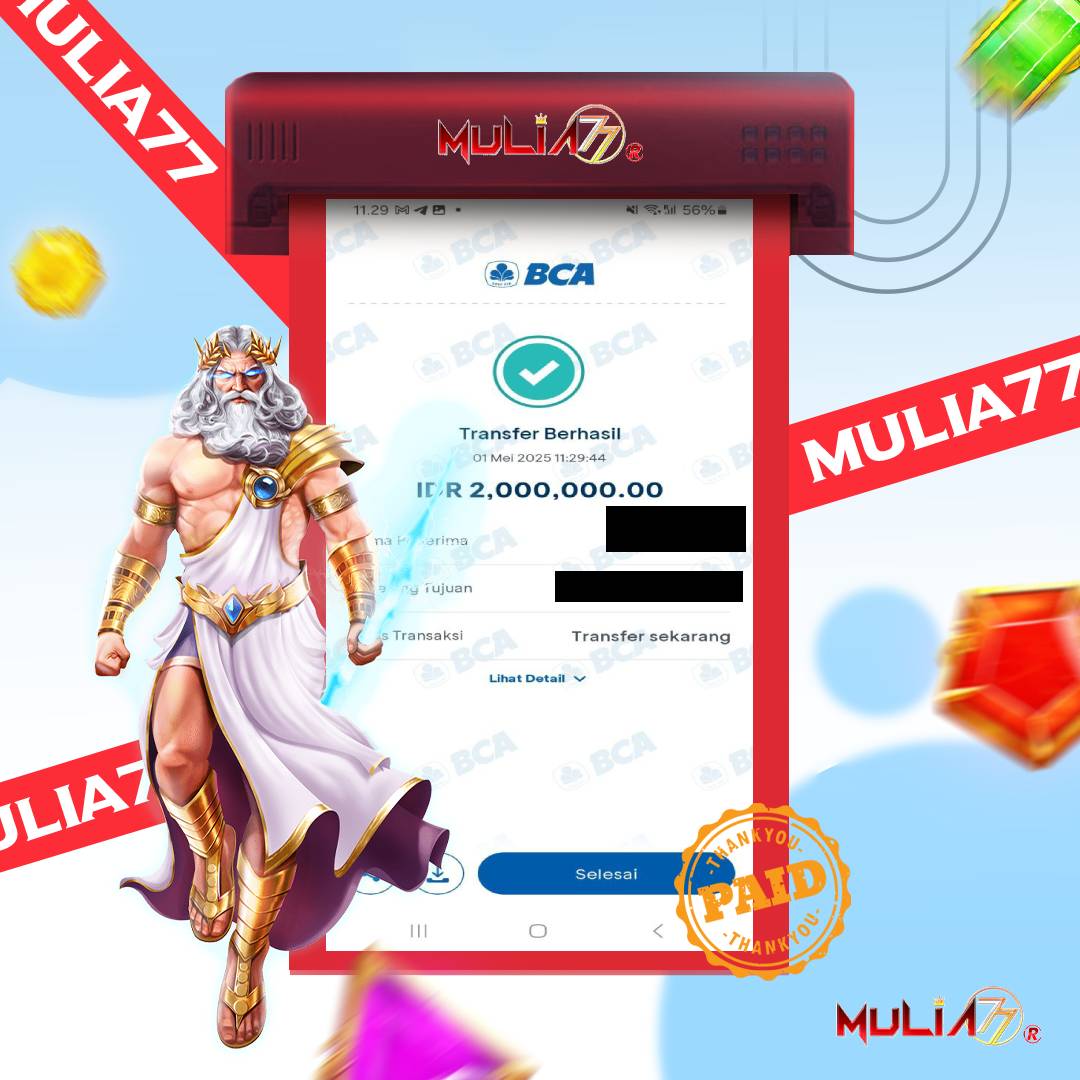 Menang Jackpot Slot Online Gacor MULIA77 Resmi Rp 2.000.000