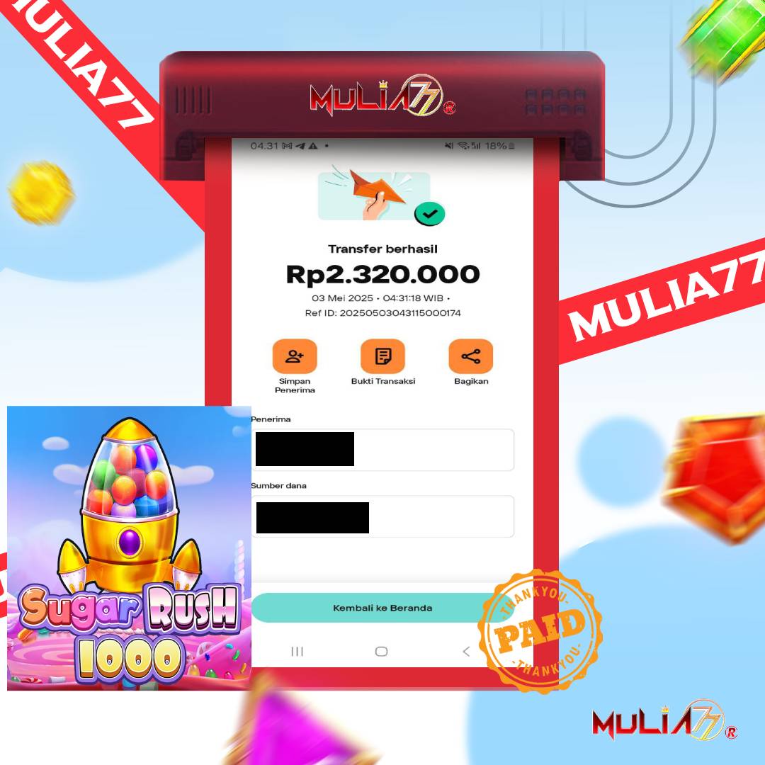 Menang Jackpot Slot Online Gacor MULIA77 Resmi Rp 2.320.000