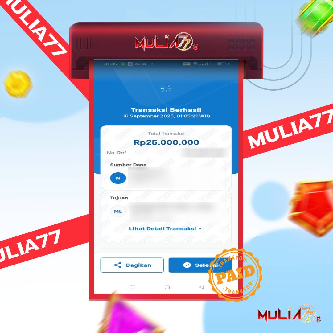 Menang Jackpot Slot Online Gacor MULIA77 Resmi Rp25.000.000