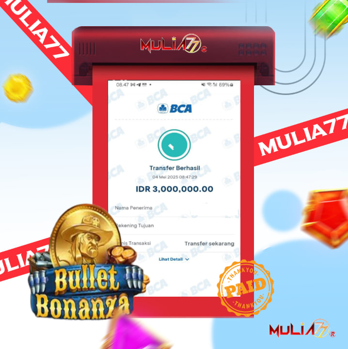 Menang Jackpot Slot Online Gacor MULIA77 Resmi Rp 3.000.000