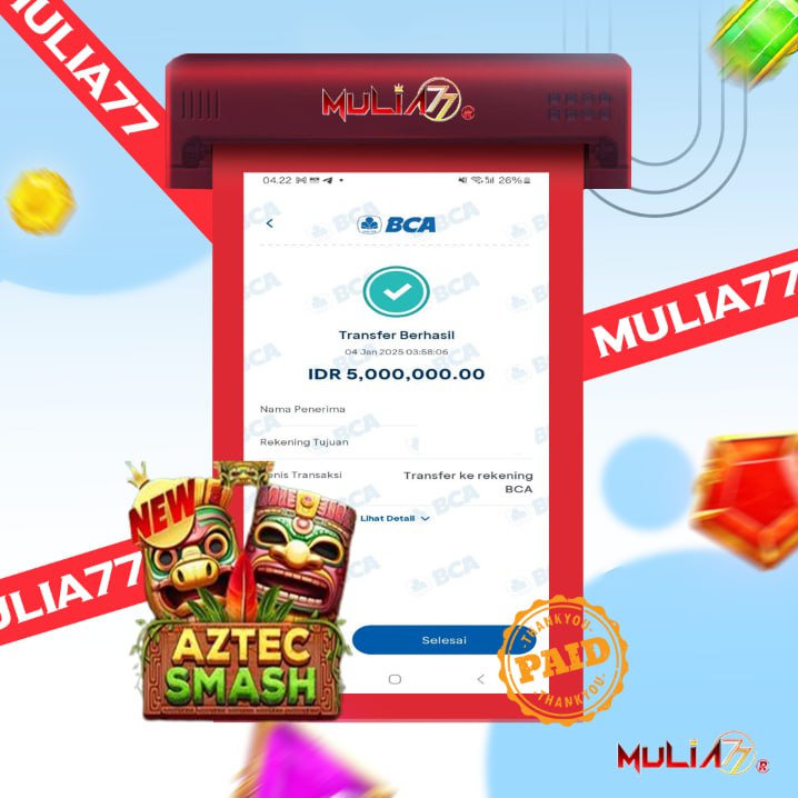 Menang Jackpot Slot Online Gacor MULIA77 Resmi Rp 5.000.000