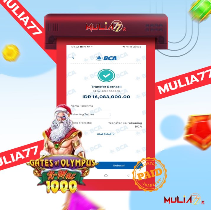 Menang Jackpot Slot Online Gacor MULIA77 Resmi Rp 16.083.000