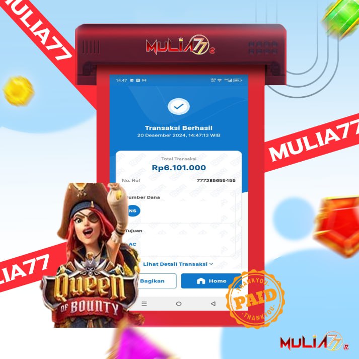 Menang Jackpot Slot Online Gacor MULIA77 Resmi Rp 6.101.000