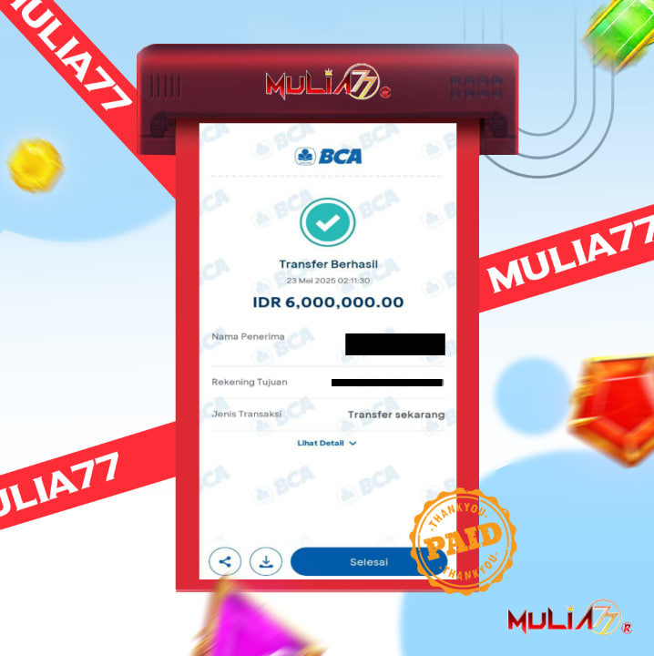 Menang Jackpot Slot Online Gacor MULIA77 Resmi Rp 6.000.000