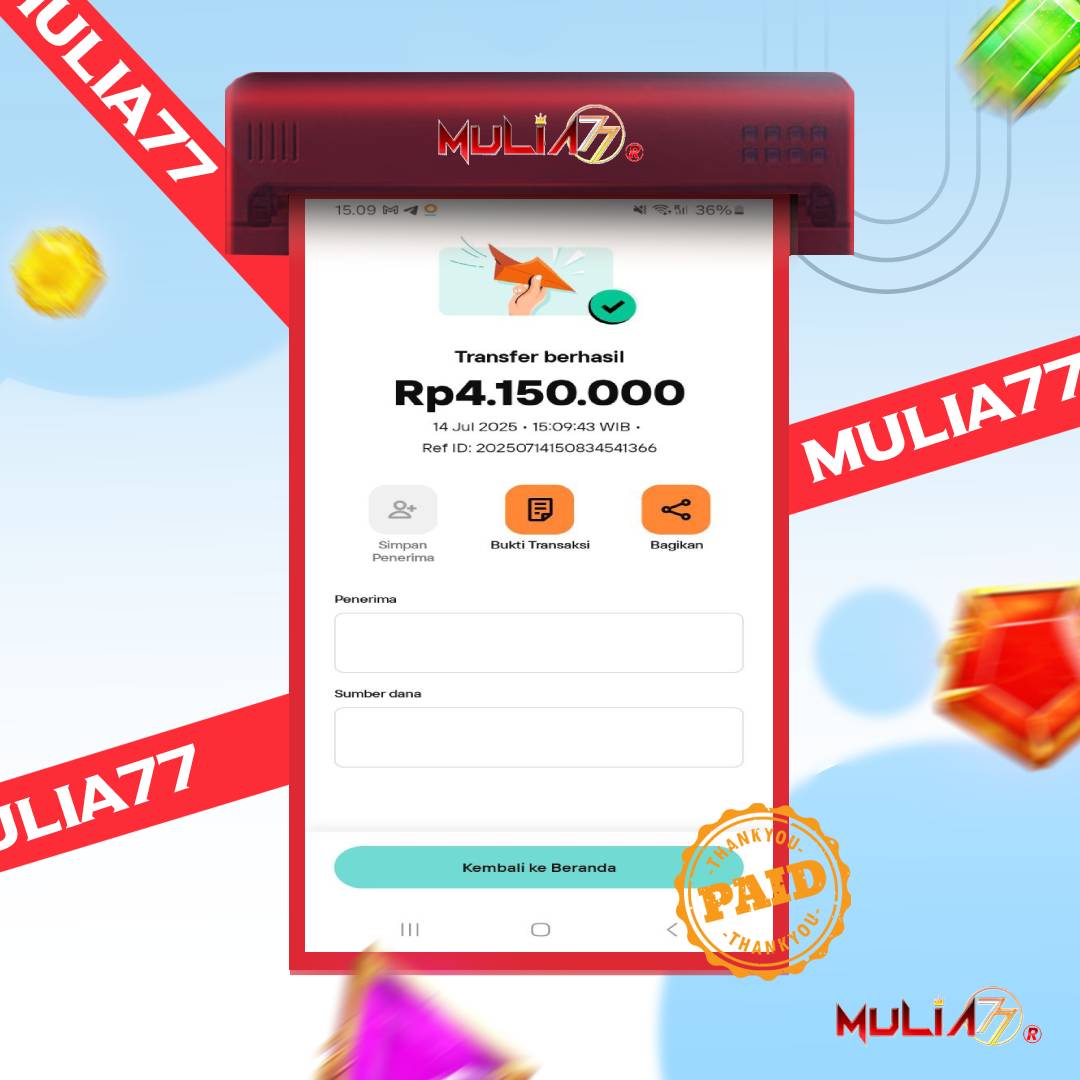 Menang Jackpot Slot Online Gacor MULIA77 Resmi Rp 4.150.000
