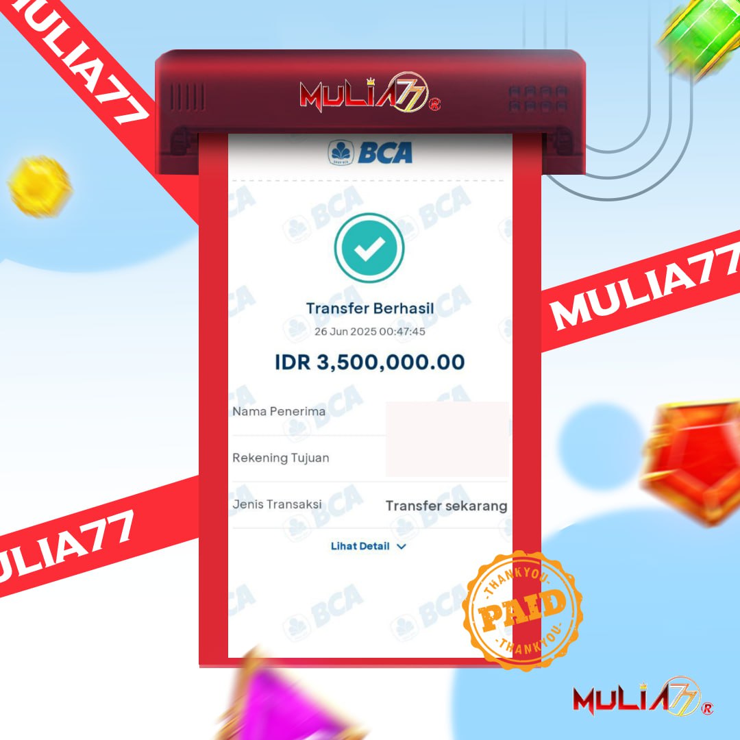 Menang Jackpot Slot Online Gacor MULIA77 Resmi Rp 3.500.000