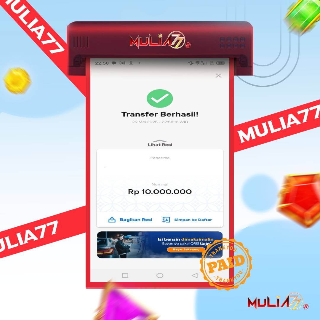 Menang Jackpot Slot Online Gacor MULIA77 Resmi Rp 10.000.000