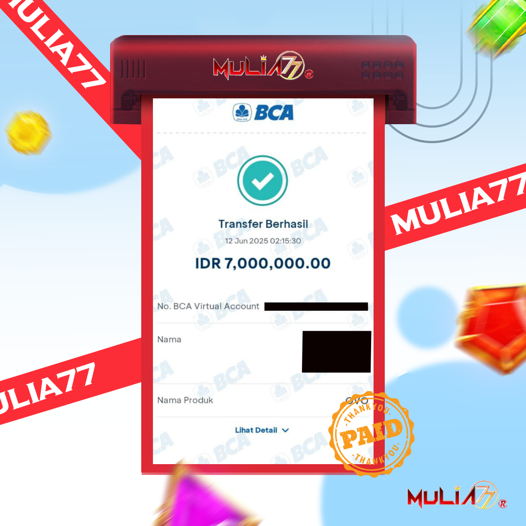 Menang Jackpot Slot Online Gacor MULIA77 Resmi Rp 7.000.000