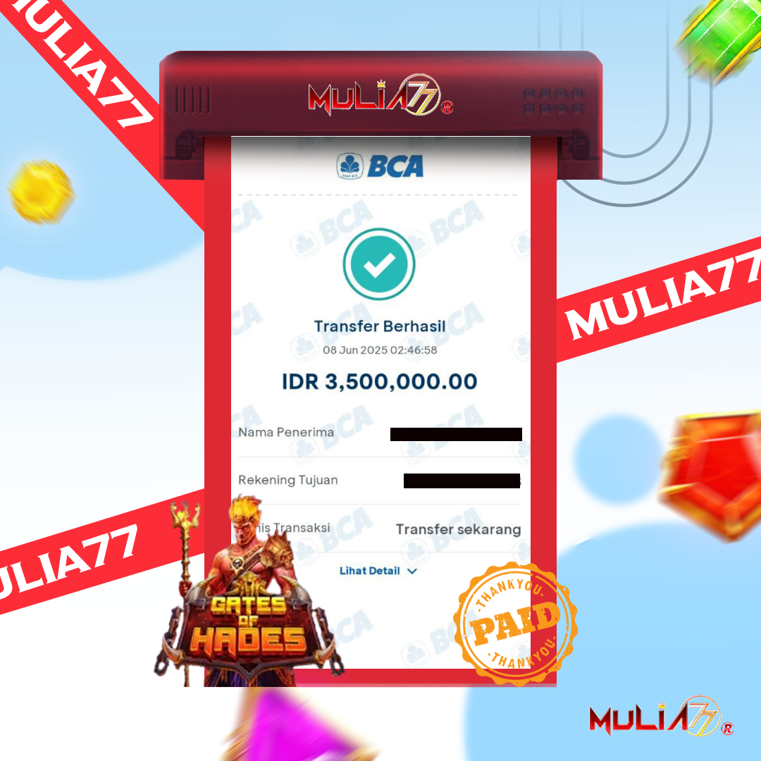 Menang Jackpot Slot Online Gacor MULIA77 Resmi Rp 3.500.000