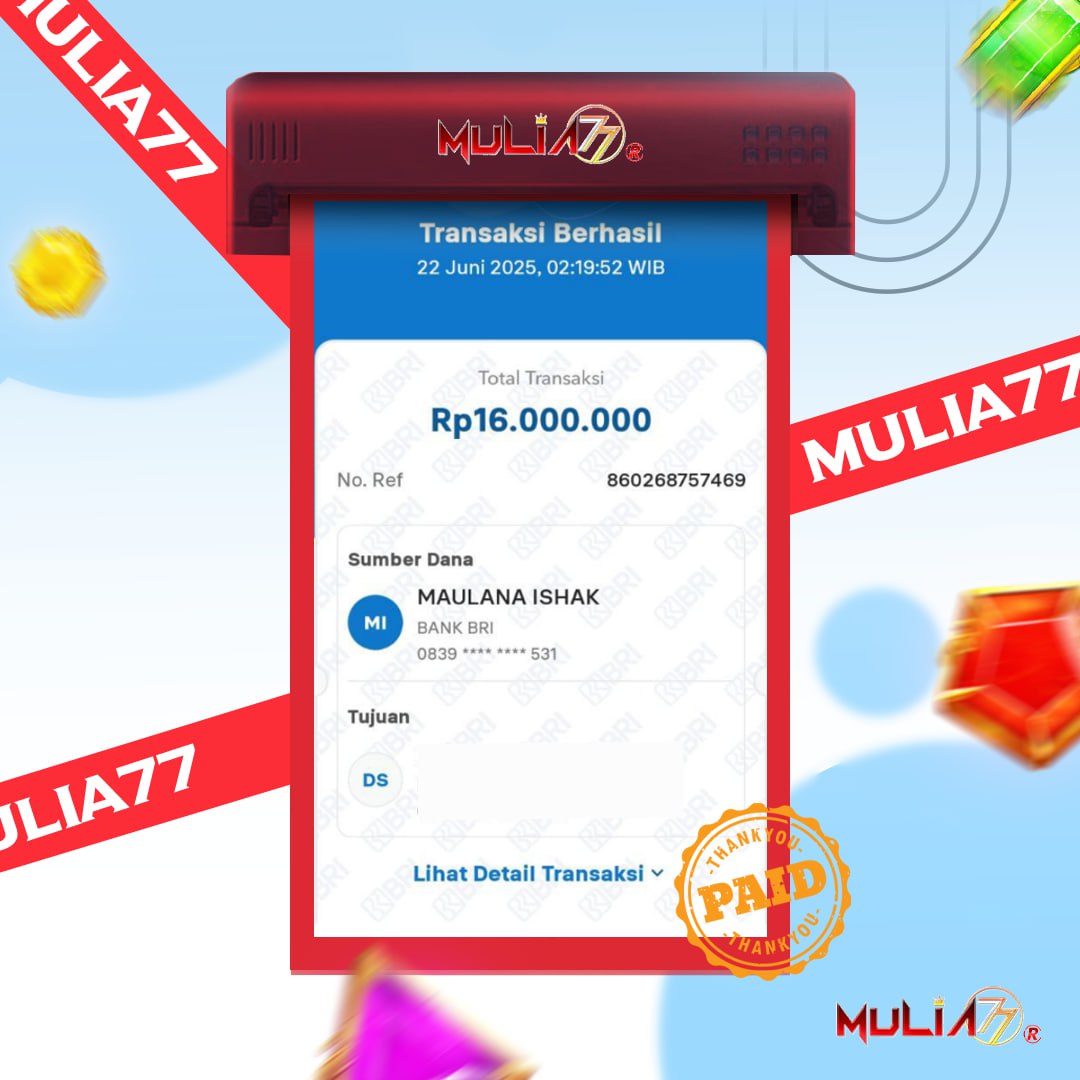 Menang Jackpot Slot Online Gacor MULIA77 Resmi Rp 16.000.000