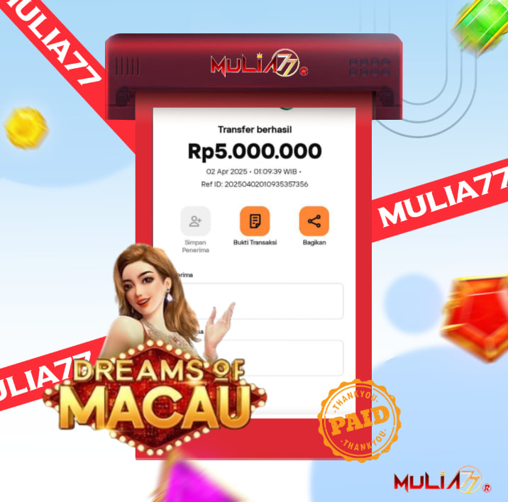 Menang Jackpot Slot Online Gacor MULIA77 Resmi Rp 5.000.000