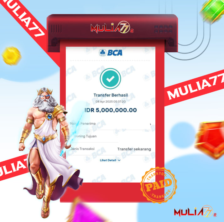 Menang Jackpot Slot Online Gacor MULIA77 Resmi Rp 5.000.000