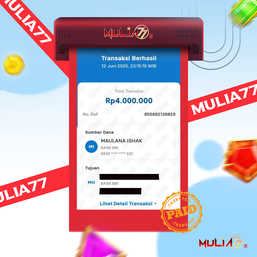 Menang Jackpot Slot Online Gacor MULIA77 Resmi Rp 9.542.500