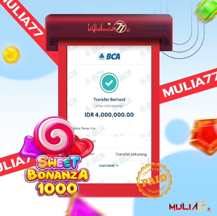 Menang Jackpot Slot Online Gacor MULIA77 Resmi Rp 4.000.000