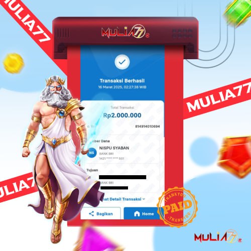 Menang Jackpot Slot Online Gacor MULIA77 Resmi Rp 2.000000