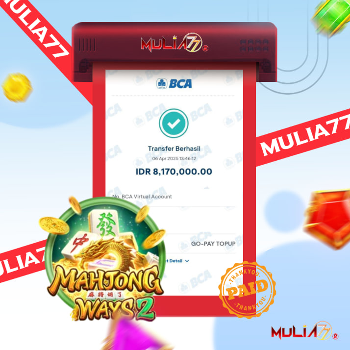 Menang Jackpot Slot Online Gacor MULIA77 Resmi Rp 8.170.000