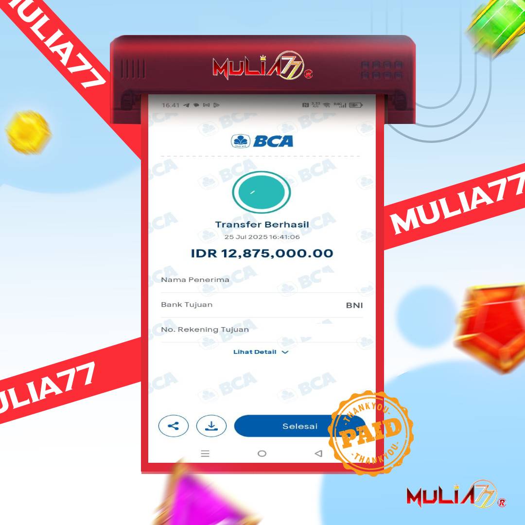 Menang Jackpot Slot Online Gacor MULIA77 Resmi Rp 12.875.000