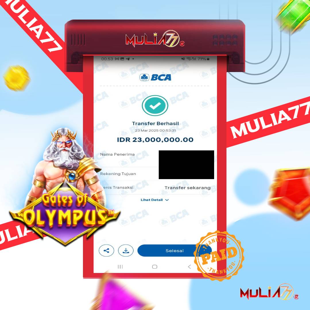 Menang Jackpot Slot Online Gacor MULIA77 Resmi Rp 23.000.000