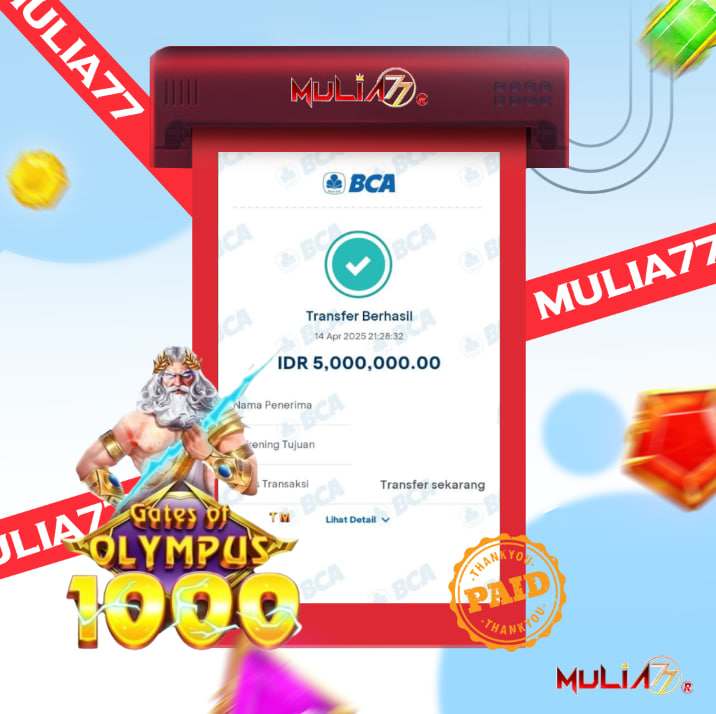 Menang Jackpot Slot Online Gacor MULIA77 Resmi Rp 5.000.000