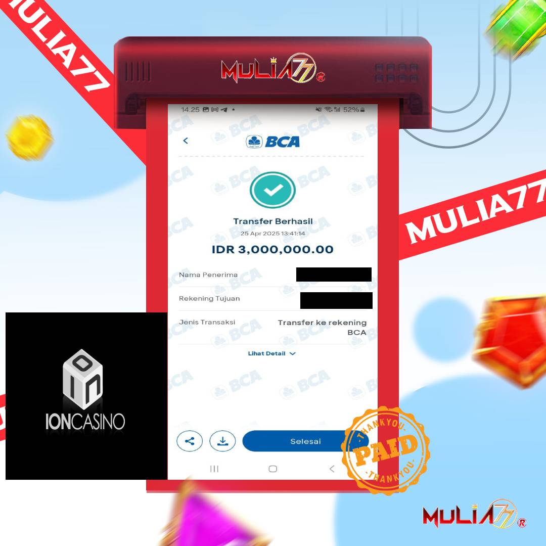 Menang Jackpot Slot Online Gacor MULIA77 Resmi Rp 3.000.000