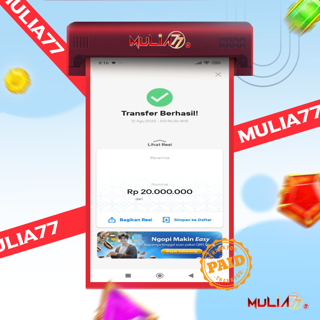 Menang Jackpot Slot Online Gacor MULIA77 Resmi Rp 20.000.000