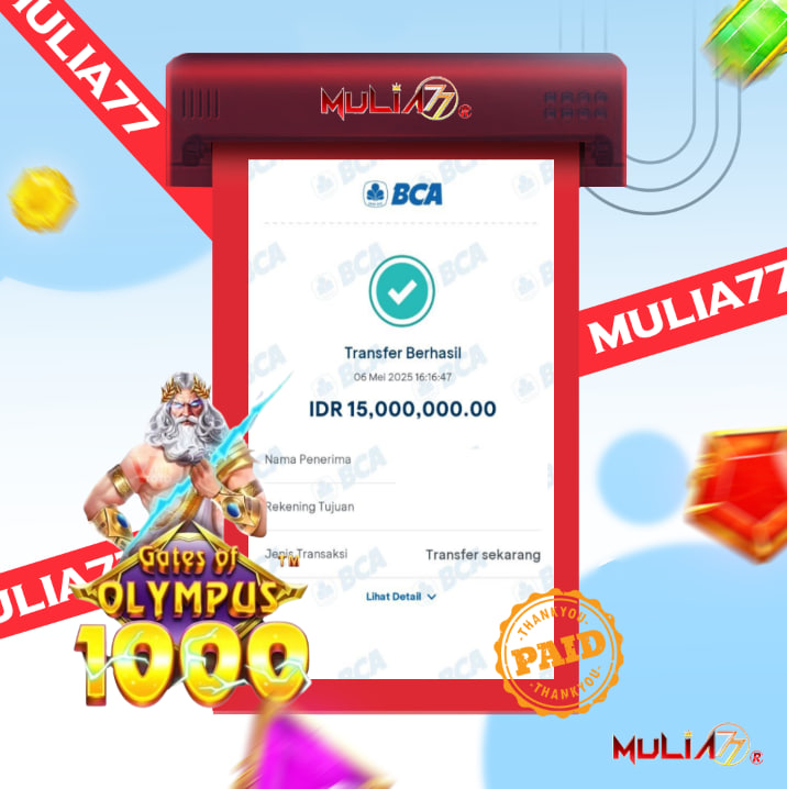 Menang Jackpot Slot Online Gacor MULIA77 Resmi Rp 15.000.000