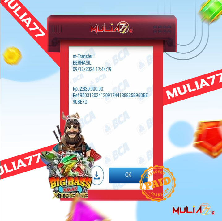 Menang Jackpot Slot Online Gacor MULIA77 Resmi Rp 2.830.000