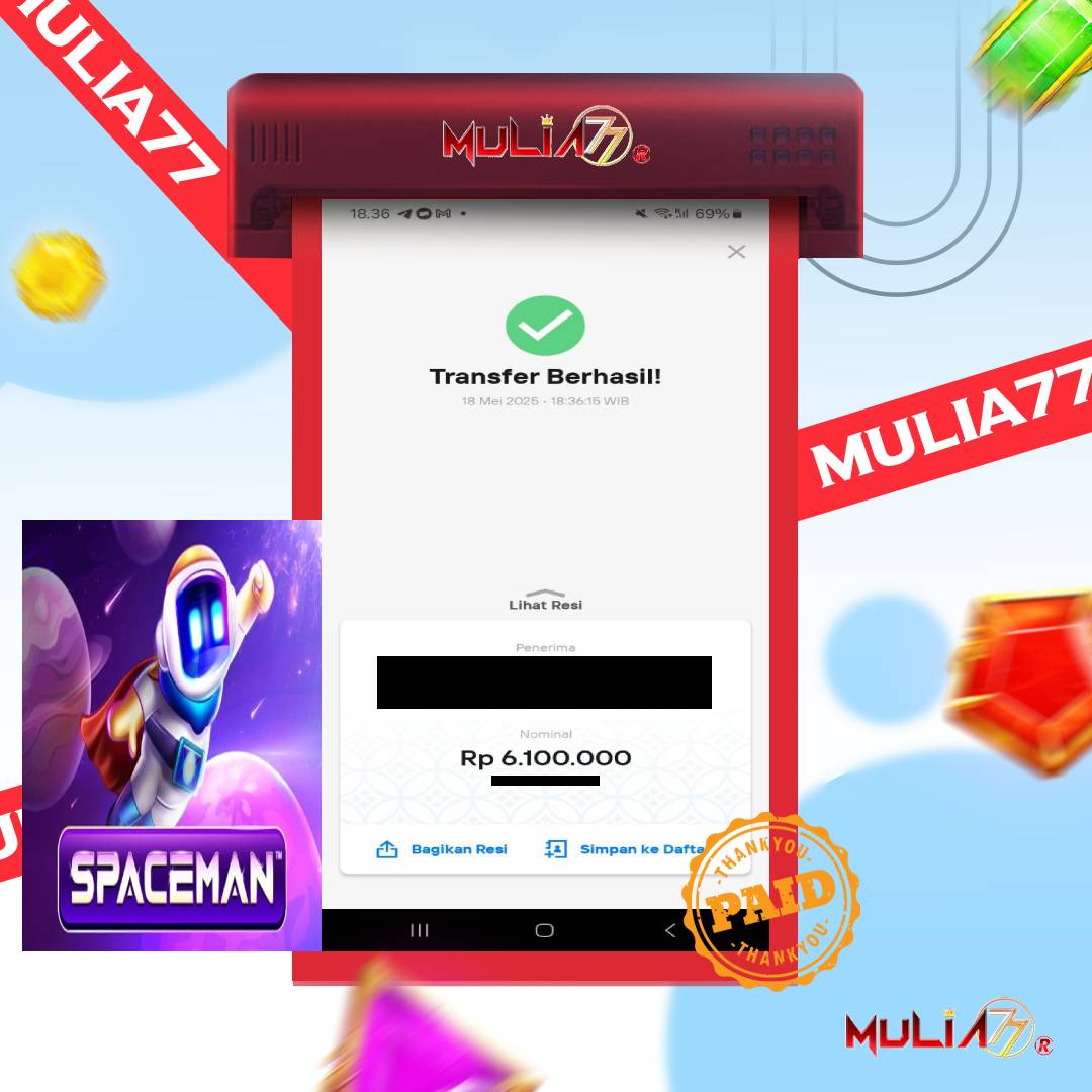 Menang Jackpot Slot Online Gacor MULIA77 Resmi Rp 6.100.000