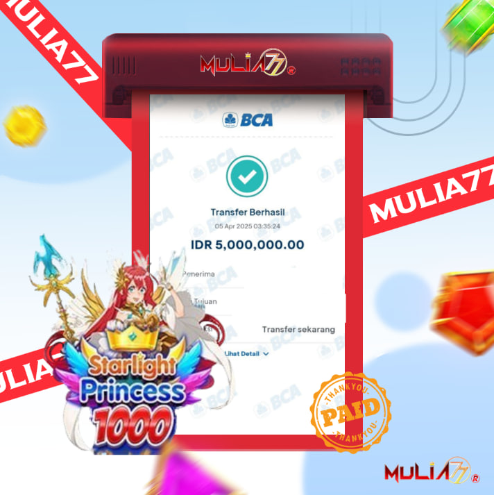 Menang Jackpot Slot Online Gacor MULIA77 Resmi Rp 5.000.000