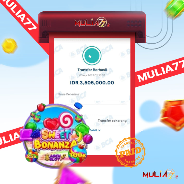 Menang Jackpot Slot Online Gacor MULIA77 Resmi Rp 3.505.000