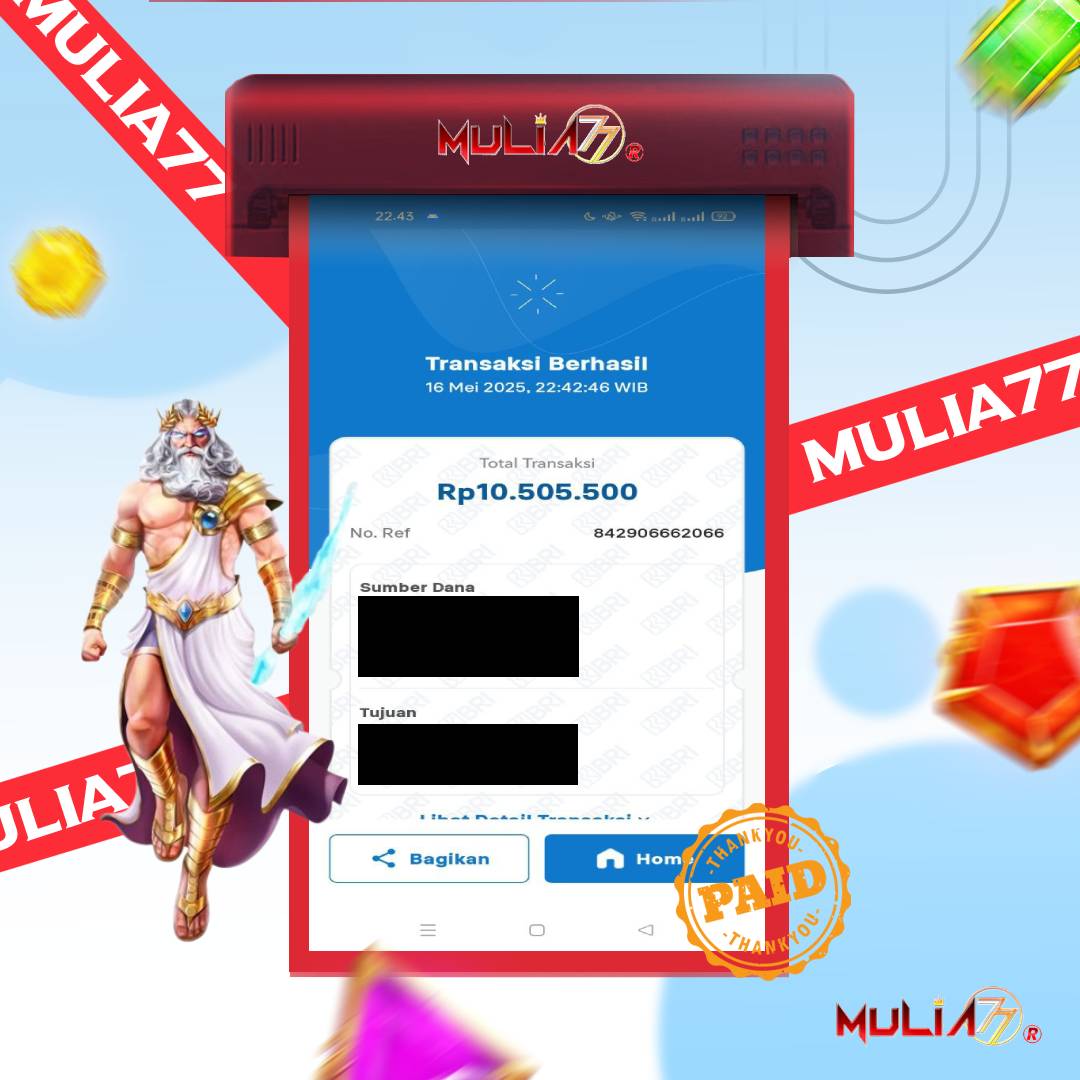 Menang Jackpot Slot Online Gacor MULIA77 Resmi Rp 10.505.500
