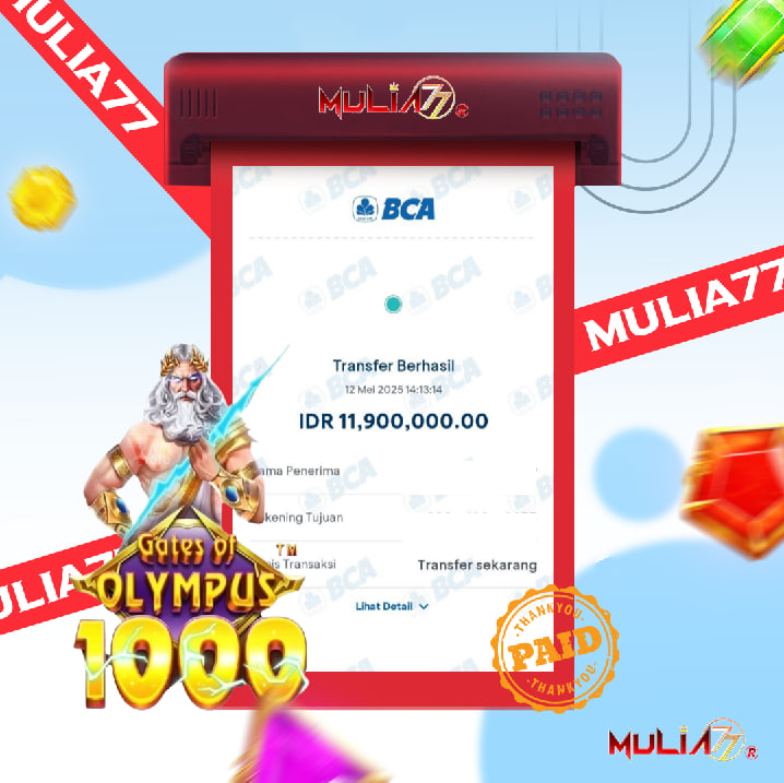Menang Jackpot Slot Online Gacor MULIA77 Resmi Rp 11.900.000