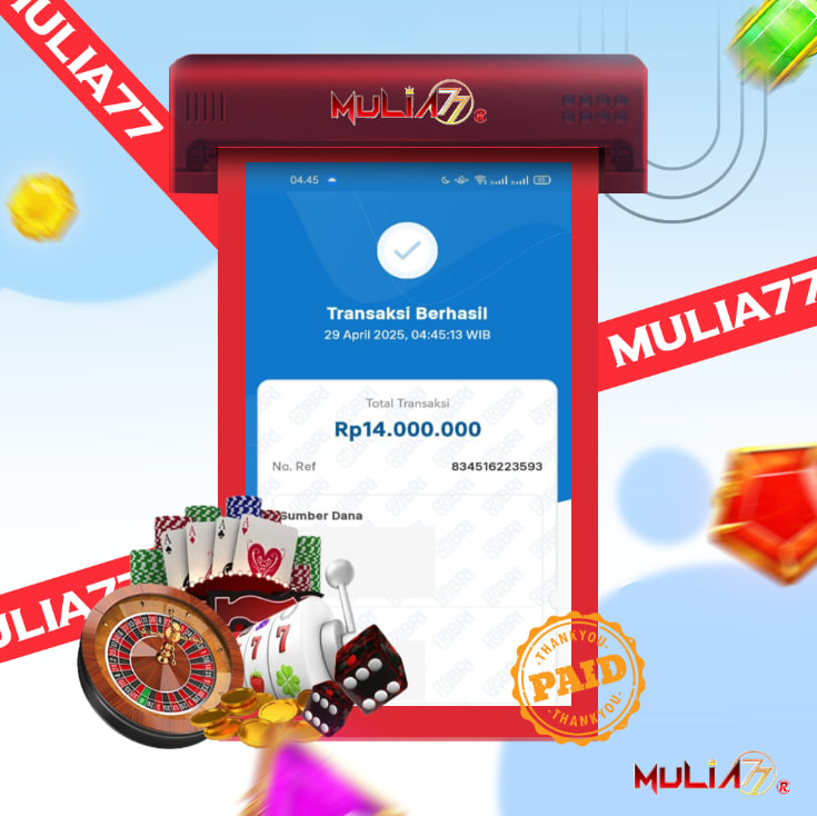 Menang Jackpot Slot Online Gacor MULIA77 Resmi Rp 14.000.000