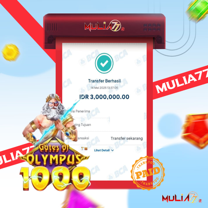 Menang Jackpot Slot Online Gacor MULIA77 Resmi Rp 3.000.000