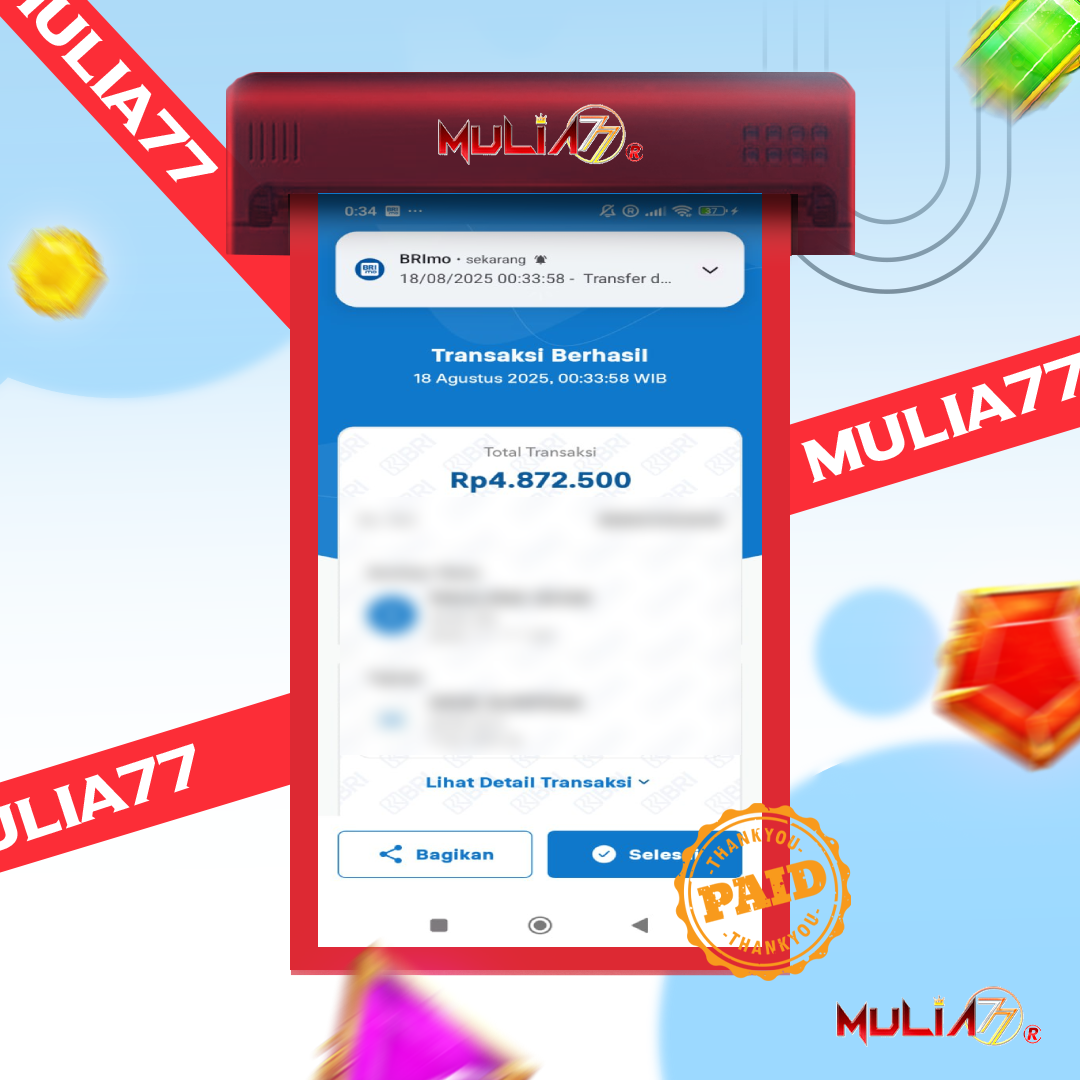 Menang Jackpot Slot Online Gacor MULIA77 Resmi Rp4.870.000